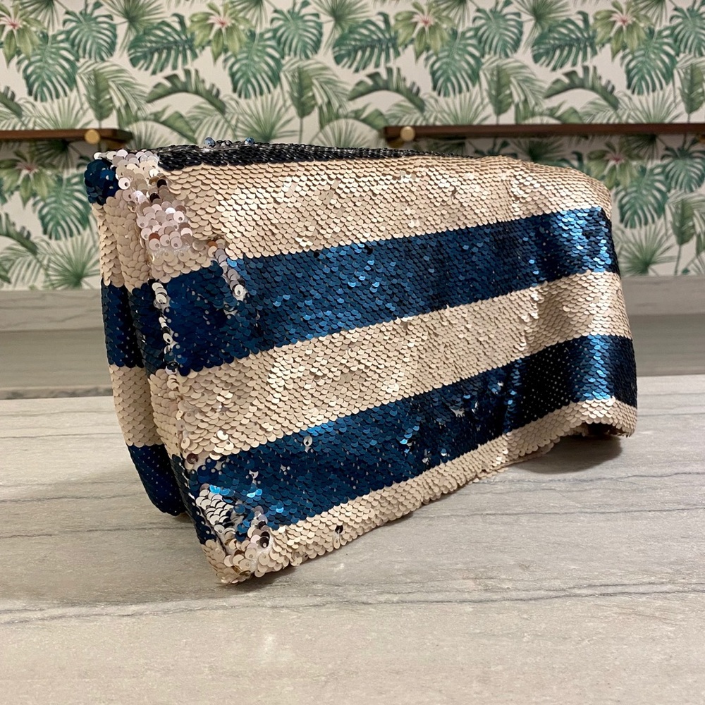 Anthropologie Sequin Foldover Clutch